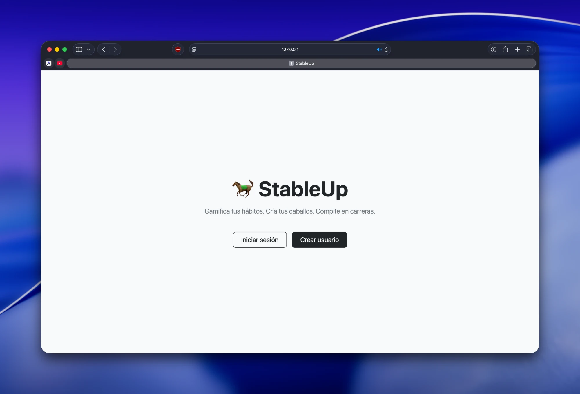 Captura de StableUp